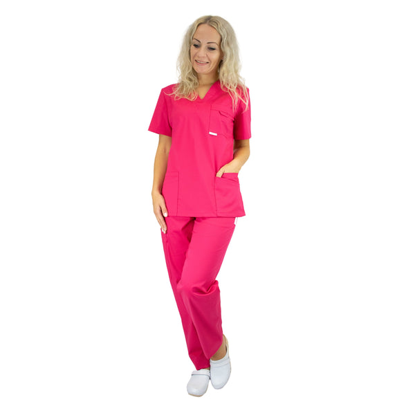 Medizinisches Damen Set. Set besteht aus Schlupfkasack und Schlupfhose.