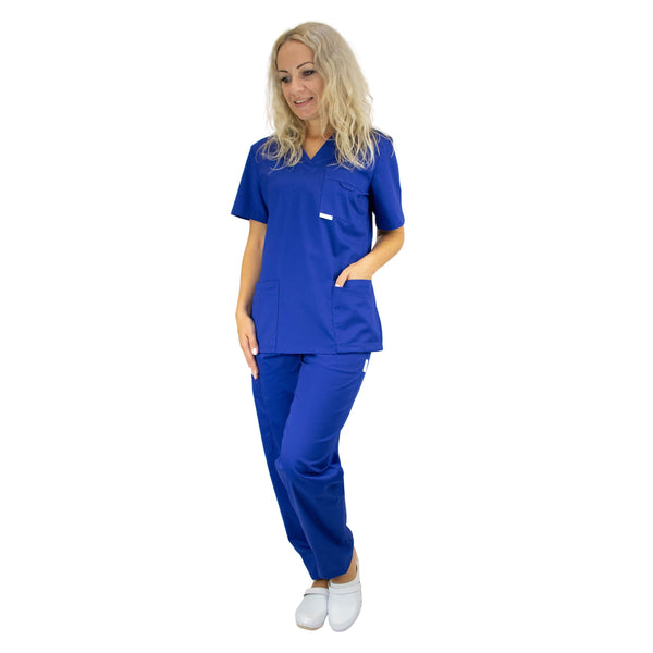 Medizinisches Damen Set. Set besteht aus Schlupfkasack und Schlupfhose.