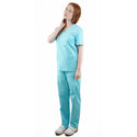 Medizinisches Damen Set. Set besteht aus Schlupfkasack und Schlupfhose.